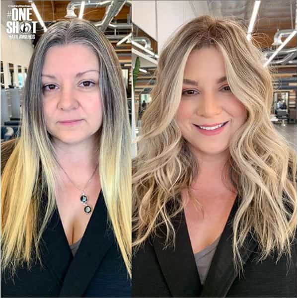 Jenn Malone @jmalonehair Haircolor Transformation Gray Coverage Blonde Babylights Makeover Color Correction How To Sun Kissed Natural Blonde Blonding Bright Dimension