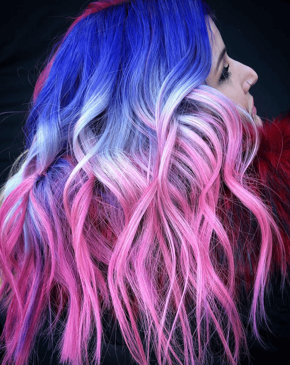 <p>Artist: <a href="https://www.instagram.com/kellyawesomesauce/">@kellyawesomesauce</a> and <a href="https://www.instagram.com/ashleymatlock.hair/">@ashleymatlock.hair</a></p>