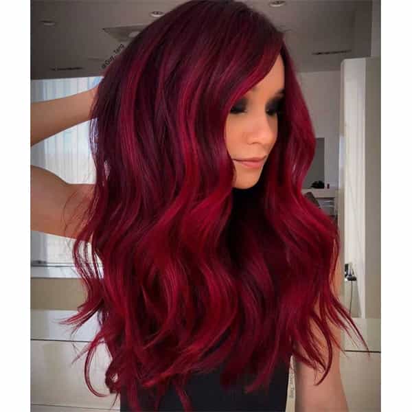 Guy Tang mydentity @guy_tang Formula Rich Luscious Deep Crimson Red Haircolor Raspberry Cranberry