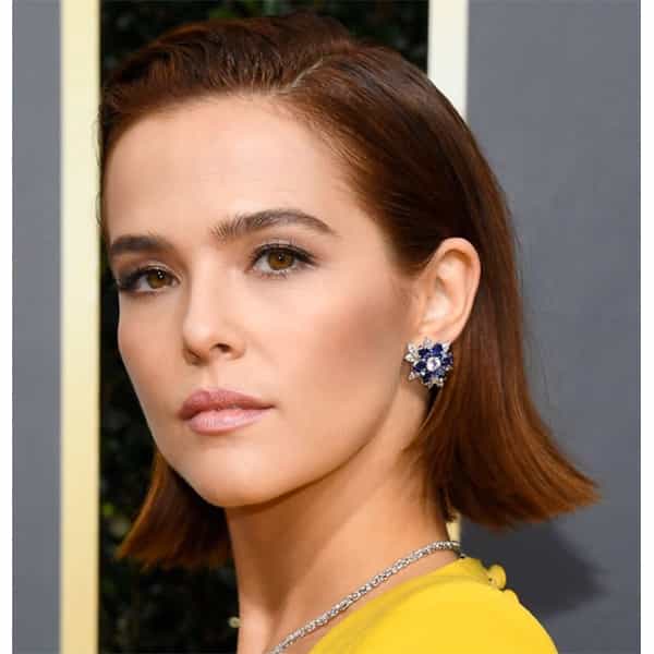 Golden Globes 2020 Zoey Deutch Dimensional Red Hair Color Tracey Cunningham @traceycunningham1 Redken Shades EQ Gloss
