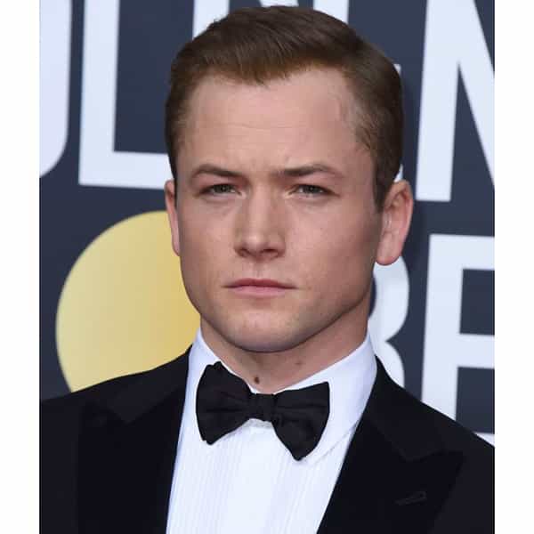Golden Globes 2020 Sonia Lee @sonialeeartistry Taron Egerton Men's Groomer Barbering Classic Timesless Slicked Back Style