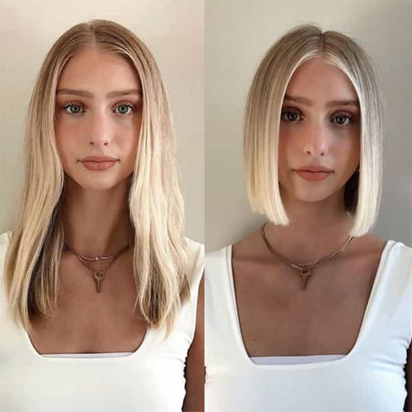 Sara Pestella @saramay_level10 Bright Blonde Bob Formula How To Schwarzkopf Professional BLONDME