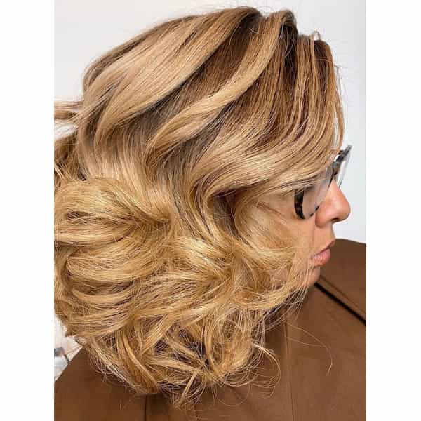Rachel Redd @rachel_redd Curly Hair Color Correction From Brassy To Warm Honey Blonde Texture Textured Hair Redken MIZANI