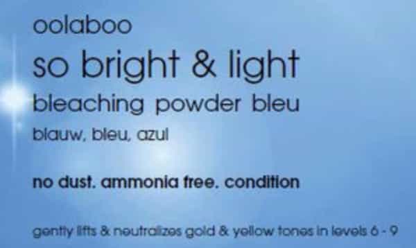 So Bright & Light Bleaching Powder Blue