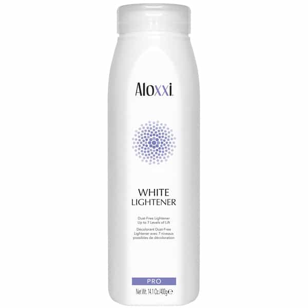 Aloxxi White Lightener Dust Free Up To 7 Levels Of Lift Silk Proteins Olive Oil