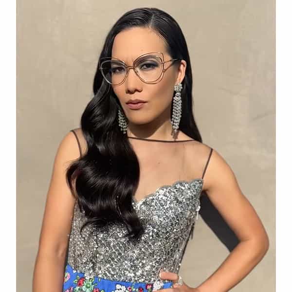 Ali Wong at Emmy Awards 2024 Hair by Clayton Hawkins