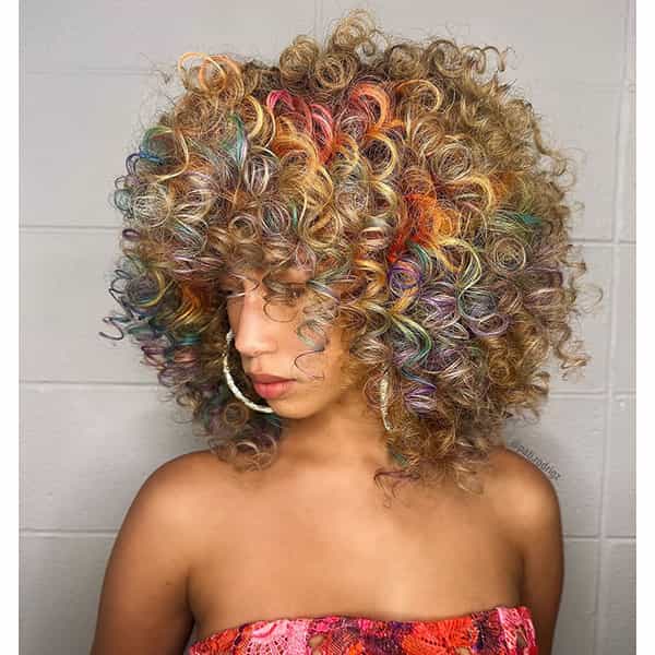 Rainbow pops curl placement tutorial how-to Matrix Socolor Patricia Rodrigz