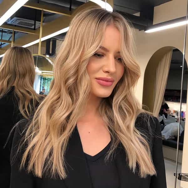 Soft strawberry blonde hair color information formula
