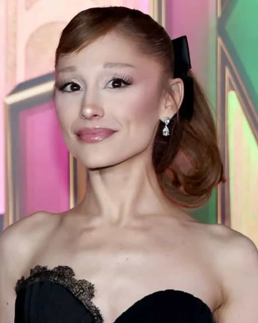 Ariana Grande brown hair 2025