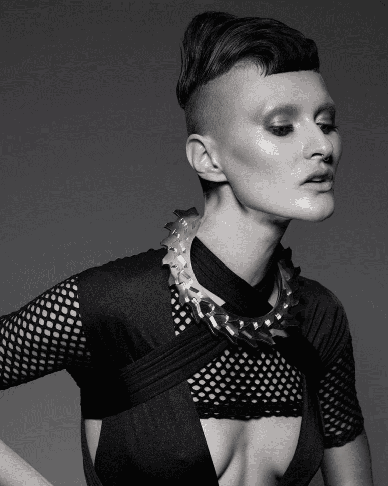 Haircut Shot north american winner entry by hairstylist @ammoncarver for the 2021 #ONESHOT Hair Awards Big Shot