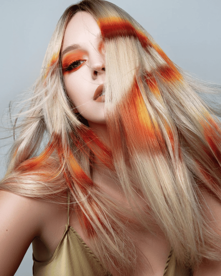 Hair Color Shot north american winner entry by hairstylist @bohobrushed for the 2021 #ONESHOT Hair Awards Big Shot