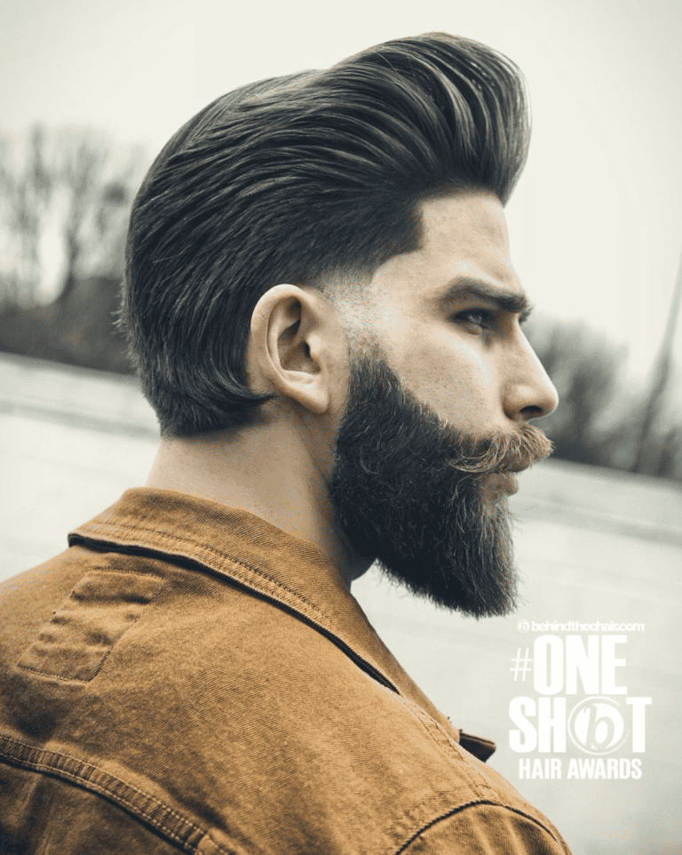Men's winner entry by hairstylist @cjdabarber_ for the 2021 #ONESHOT Hair Awards Hot Shot