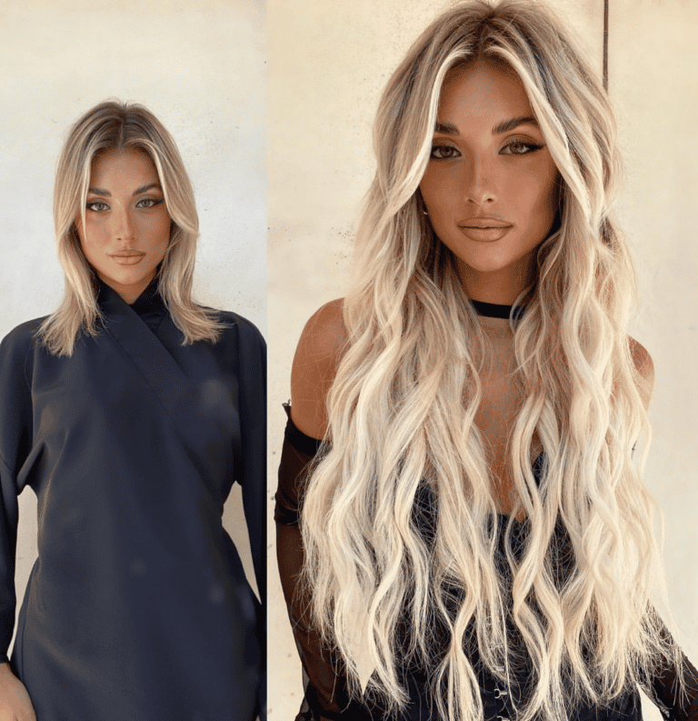 Hair Extensions winner entry by hairstylist @hairerik for the 2022 #ONESHOT Hair Awards Hot Shot