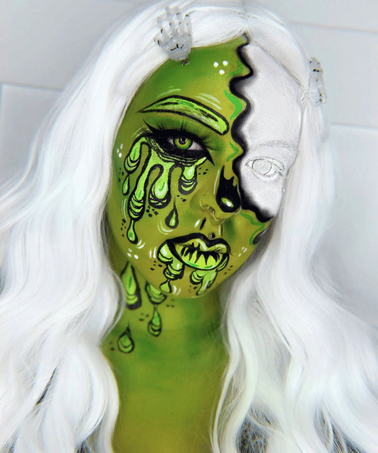 Editorial Makeup winner entry by hairstylist @kayla_boyer for the 2021 #ONESHOT Hair Awards Hot Shot