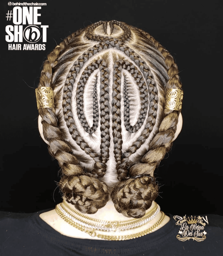 Styling Shot north american winner entry by hairstylist @queenofthesouth512 for the 2021 #ONESHOT Hair Awards Big Shot