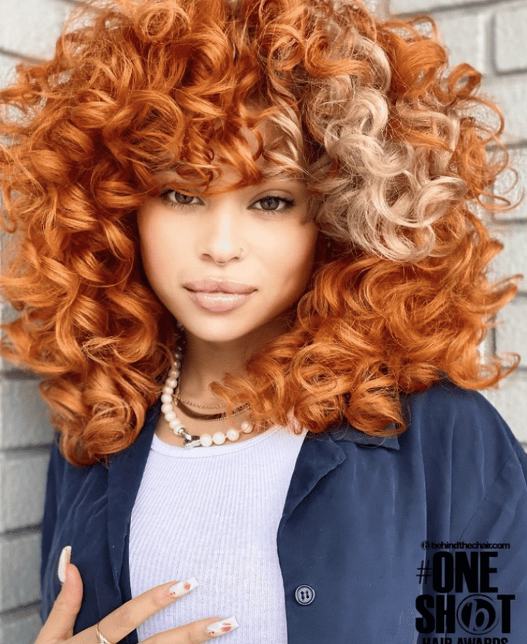 Natural Texture winner entry by hairstylist @sahrita23 for the 2022 #ONESHOT Hair Awards Hot Shot