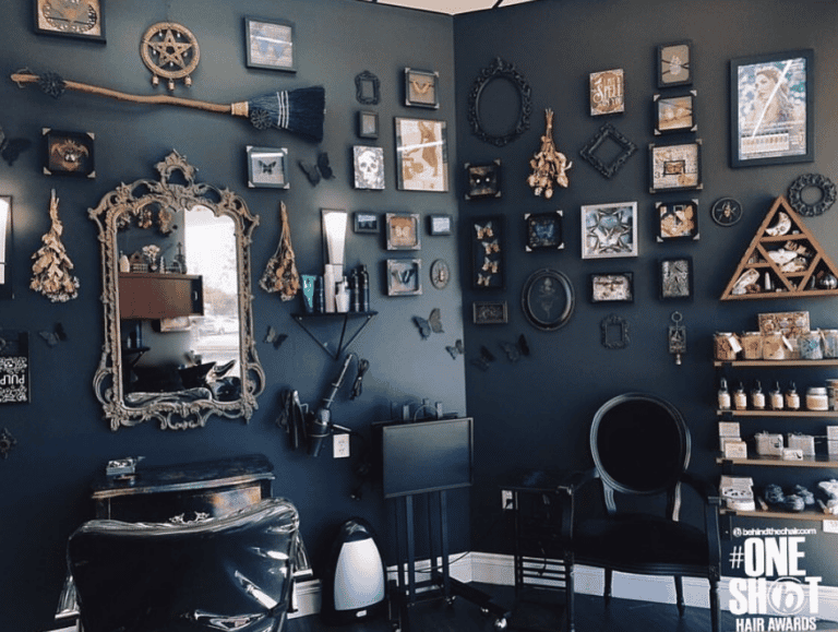 Suite Decor winner entry by hairstylist @wickedhairwitch for the 2022 #ONESHOT Hair Awards Hot Shot