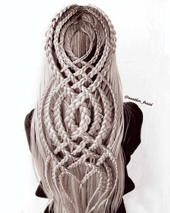 Intricate Braids & Twists winner entry by hairstylist @another_braid for the 2019 #ONESHOT Hair Awards Hot Shot