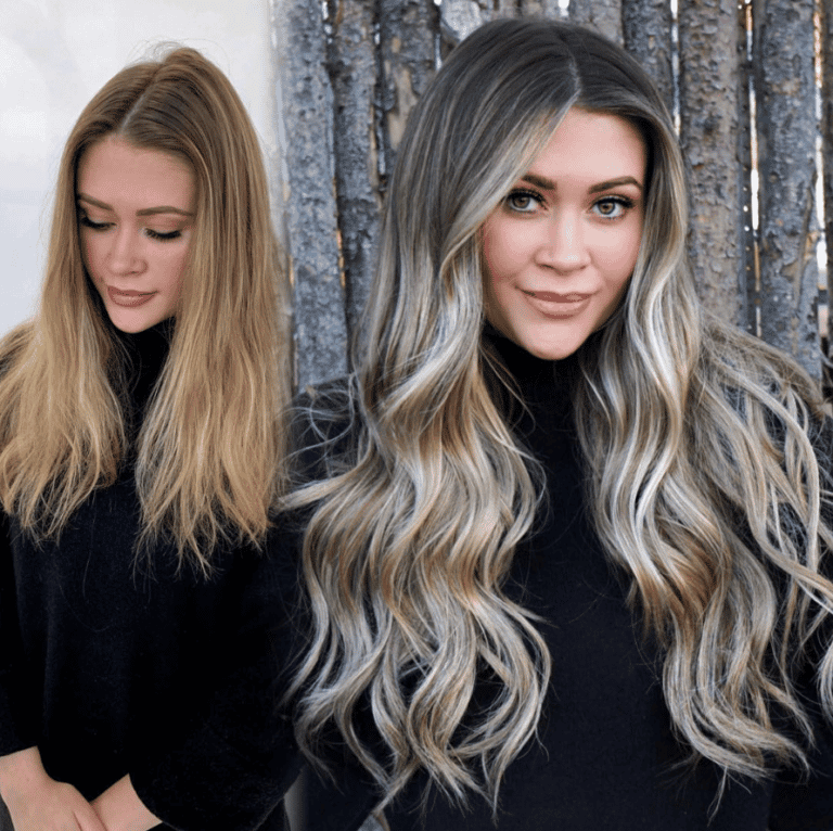 Hair Extensions winner entry by hairstylist @hairbykristingrip for the 2019 #ONESHOT Hair Awards Hot Shot