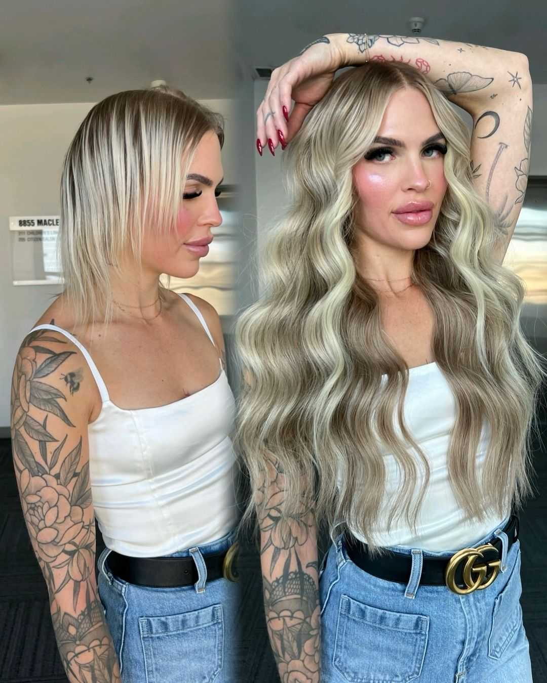 Hair Extensions winner entry by hairstylist @abbeybrookee for the 2024 #ONESHOT Hair Awards Hot Shot