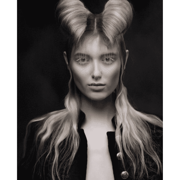 Avant-Garde Shot north american winner entry by hairstylist @matt.swinney for the 2017 #ONESHOT Hair Awards Big Shot
