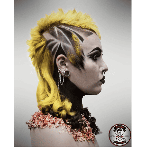 Hair Tattoo winner entry by hairstylist @paulmacspecial for the 2017 #ONESHOT Hair Awards Hot Shot