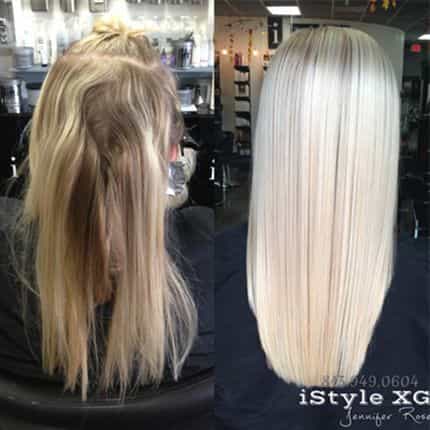 Pretty In Platinum Before and After - Paul Mitchell