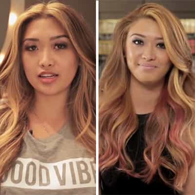 Rose Gold Color Makeover