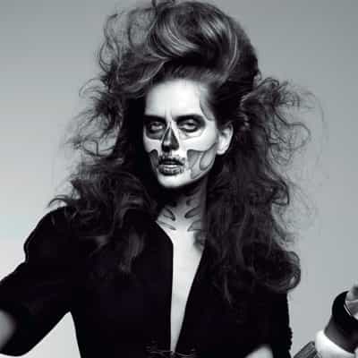Sexy Dia de los Muertos Hair and Makeup - label.m