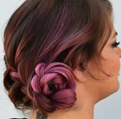 French Braid to Sexy Rosette- Sexy Hair