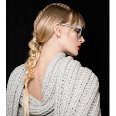 Christian Siriano's Knitted Dual Texture Updo- Anthony Cole-Sebastian Pro