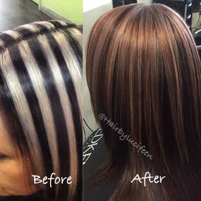 Erasing Stripes - Redken