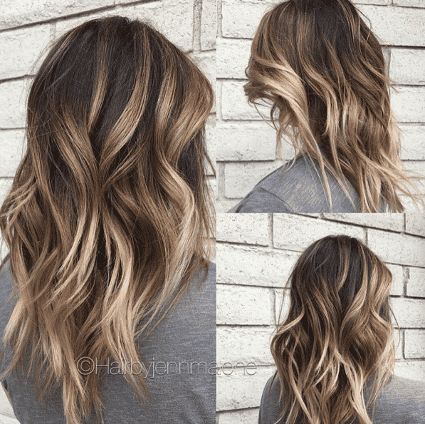 Balayage + Beachy Waves