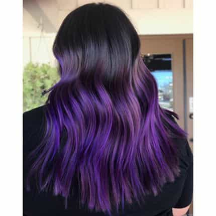Dip-Dyed Violet
