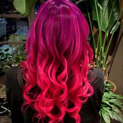 Fiery Purple-to-Pink Color Melt