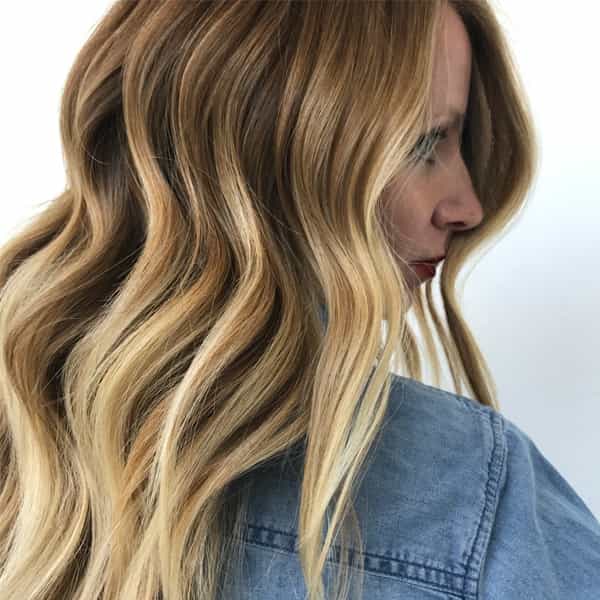 babylights balayage blend finished look by Liz Haven