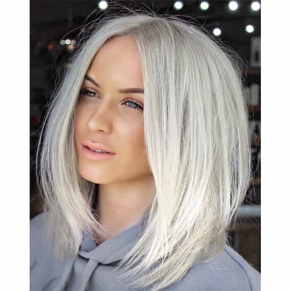 platinum blonde haircolor