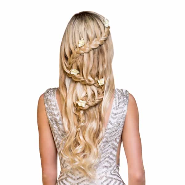 Waterfall Braid For Wedding Season and Festival Season Created by Rocky Vitelli Using CHI Haircare Products