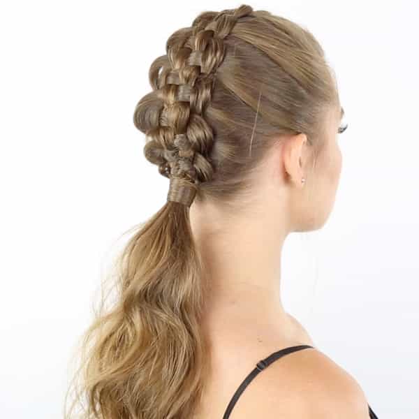Moroccanoil How To Zipper Braid + Ponytail Technique