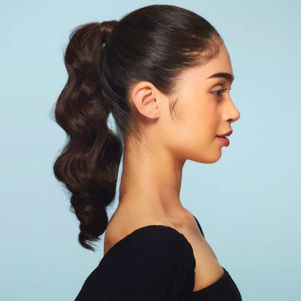 Sleek + Glam Ponytail Finished Shot