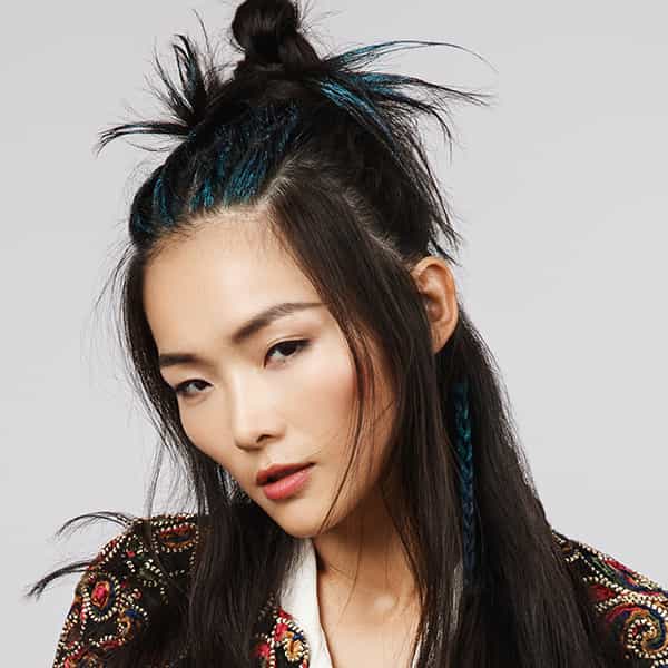 Loreal Professionel Pro Flash Hair Make-Up How-To Festival Hair Glitter Braid Twists