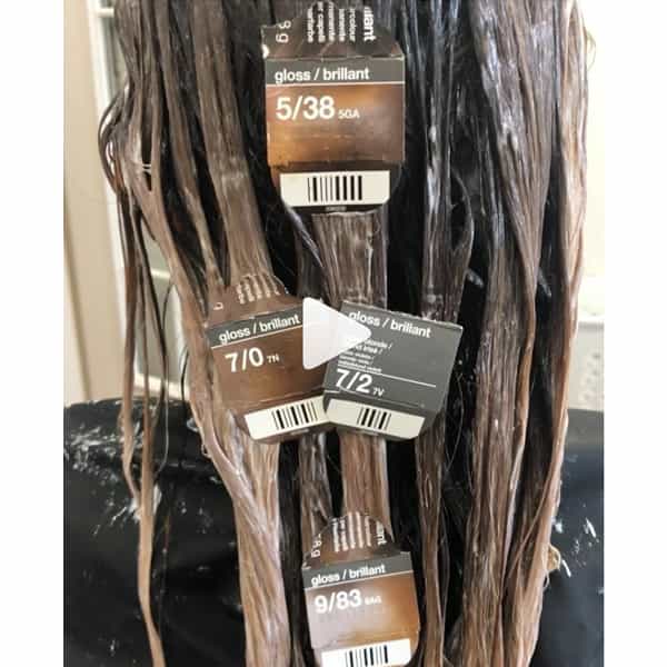color melt toning tigi professionals @wesdoeshair quickie video