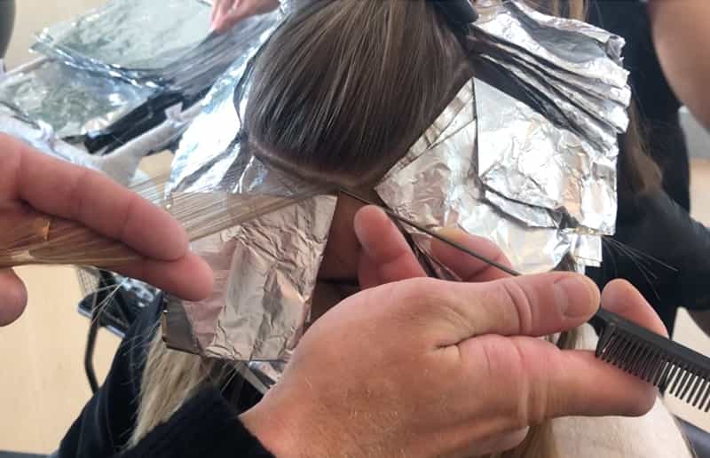 Justin Anderson Face Framing Highlights Money Piece Video Tutorial How-To