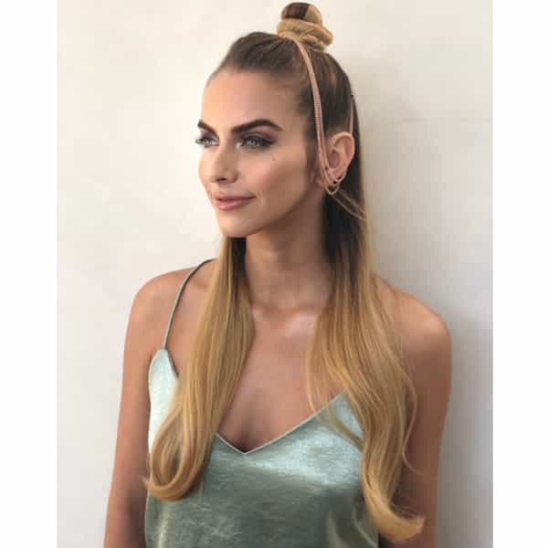 Styling Half Upstyle Sleek Bun Waves How To Richard Mannah Joico