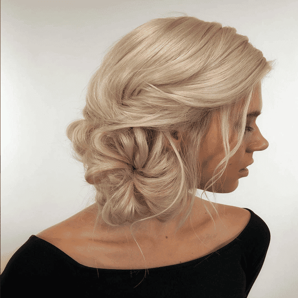 twisted braid, blonde, after, extensions, styles, romantic style, bridal