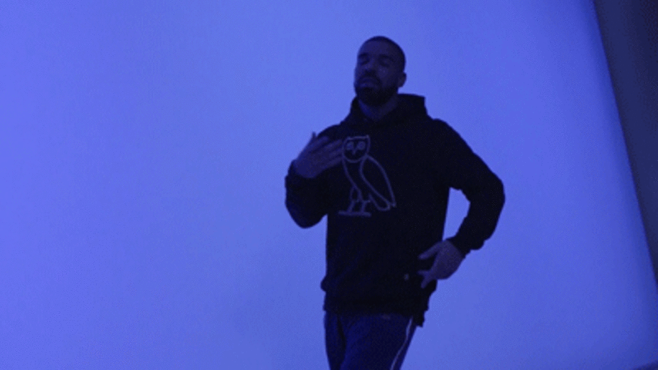 drake shrugging gif