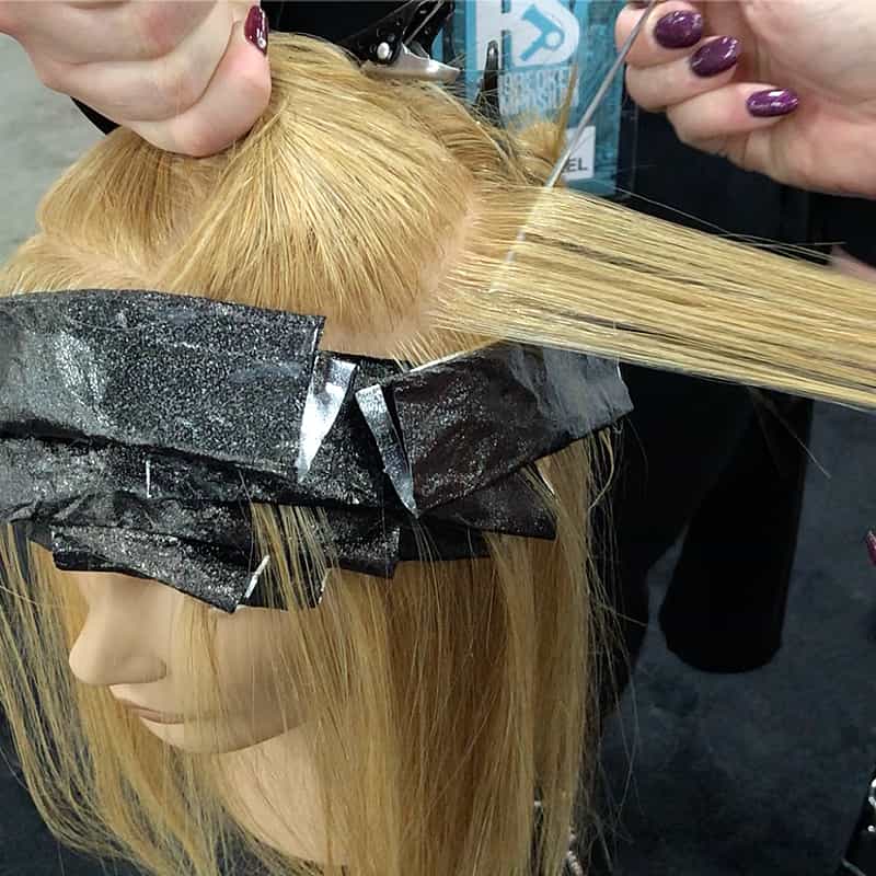 Cassandra McGlaughlin @cassanraplatinum How To Video Foil Placement Technique Video Redken Symposium 2019