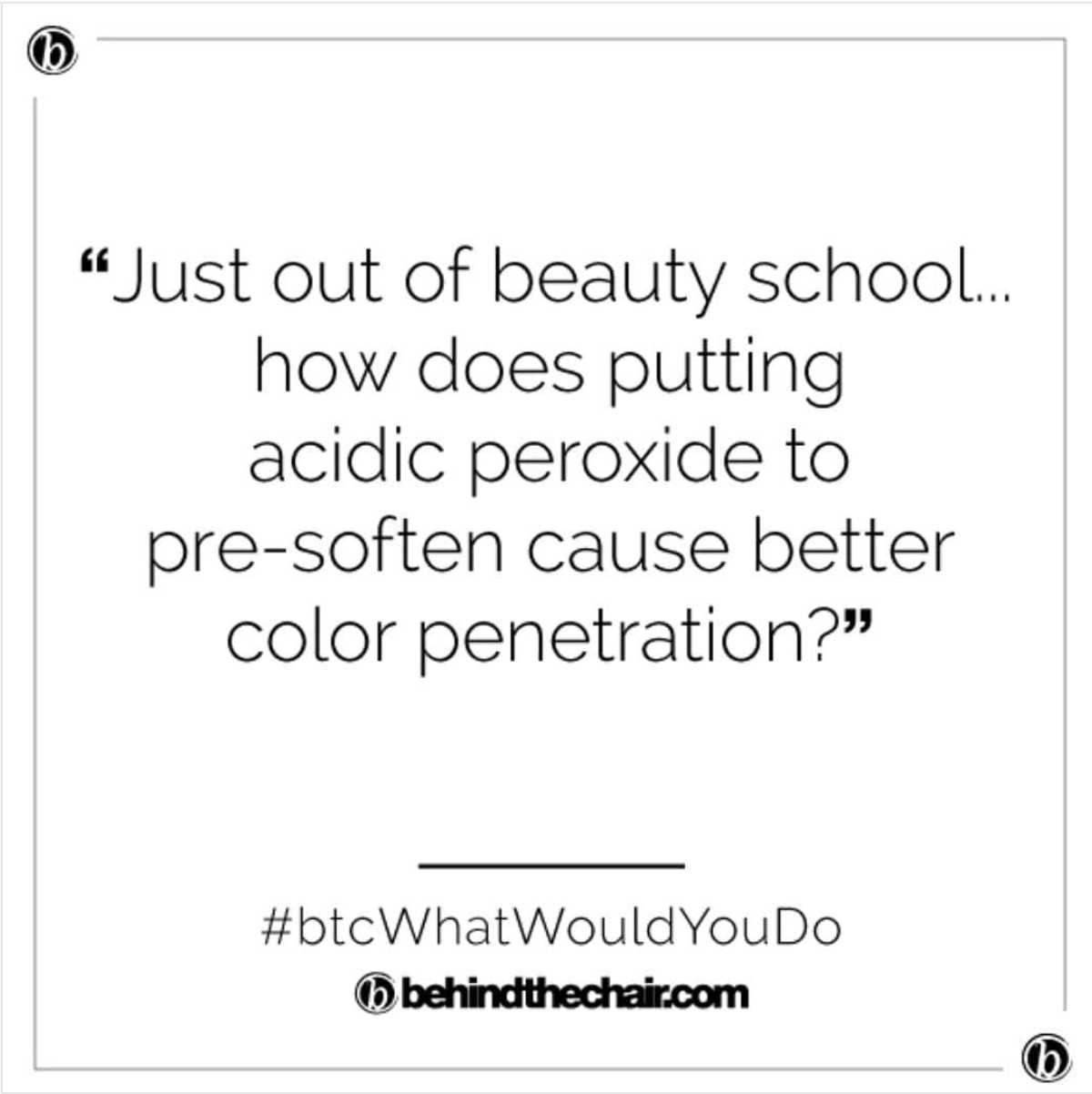 What would You Do? Presoften for Color Coverage