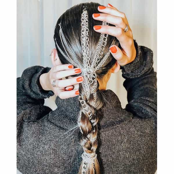 New York Fashion Week Hair Trend Accessories Justine Marjan Christian Siriano
