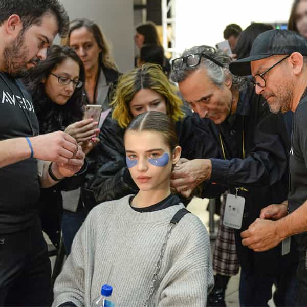 New York Fashion Week Brandon Maxwell Aveda Rob Recine